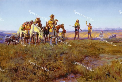 Charles marion russell trapper - russell,