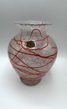 Vase Glas Schaumglas Loetz