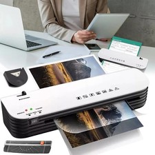 Kalt Heiß Laminiergeräte A4 A5 A6 Laminiermaschine mit Eckrunde Schule Laminator