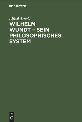 Alfred arnold wilhelm - arnold, wundt
