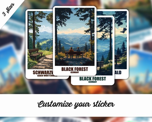 Schwarzwald aufkleber - schwarzwald,