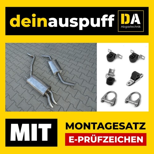Edelstahl auspuffanlage für - ,