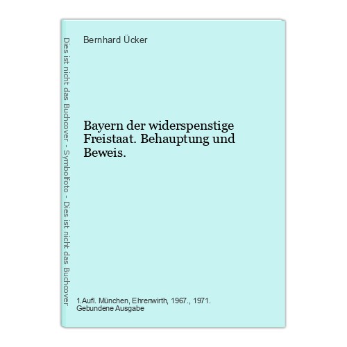 Bayern der widerspenstige