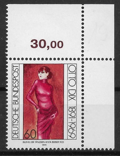 Bund 1991 1572 otto dix - **, mi