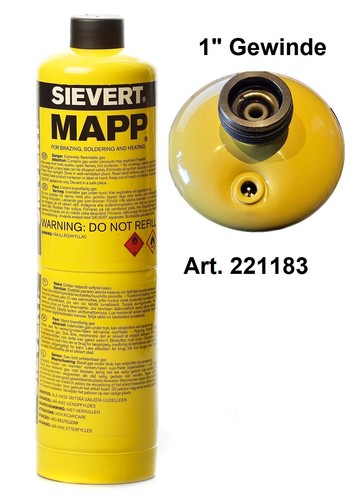 Sievert mapp gas 221183 für - mapp,