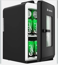 Mini Kühlschrank 15 Liter/21 Dosen, Upgrade tragbar AC+DC Power Cumeod