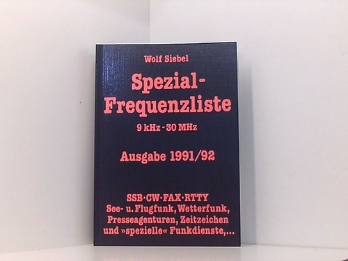 Spezial frequenzliste khz - khz,