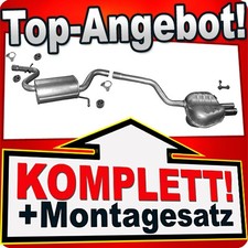 Auspuff für SKODA OCTAVIA II 2.0 FSI Schrägheck Kombi nür motorcode BVZ und BLY