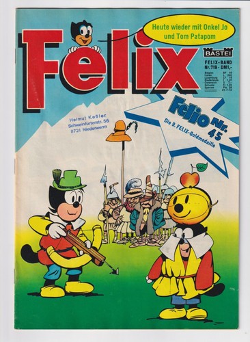 Felix 719 mit goldmedaille - felix,
