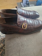 Maserati Schlangenlederschuhe Größe 42