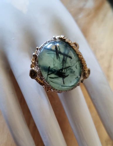 Großer phrenit cocktail ring - großer, phrenit-cocktail-ring