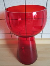 rote Glas Vase Glasvase rot