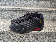 Air Jordan 14. The last shot. Schwarz rot. Basketballschuhe in 46.