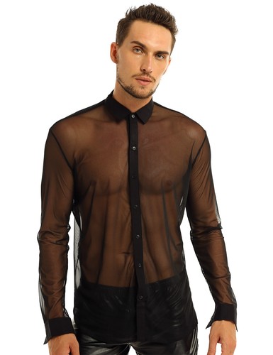 Männer langarm transparent - männer,