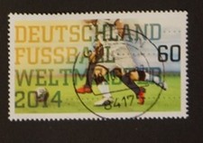 BUND 2014, Mi-Nr. 3095,  Gewinn der Fußball-WM 2014 , gestempelt