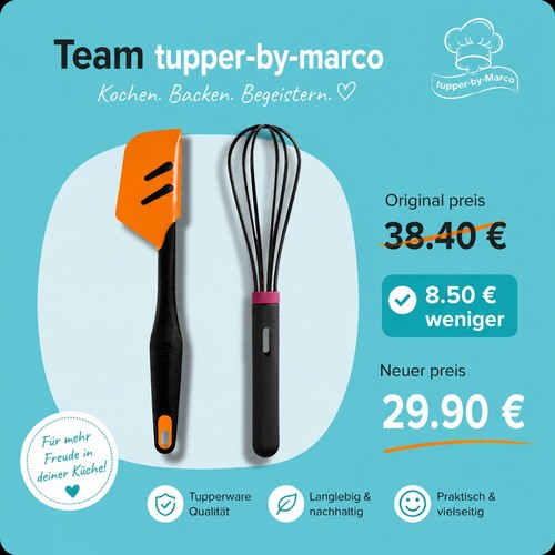 Tupperware top teigschaber - top,