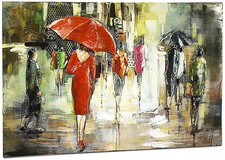 Metallbild Wanddekoration