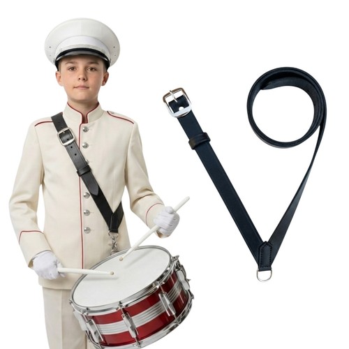 Kinder schwarz leder trommel - schwarz,
