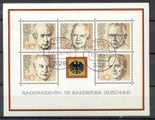 BRD 1982  Block 18  Ortsstempel 12.11.82 Bad Pyrmont   Gummi  tadellos