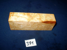 Karelische Maserbirke  Messergriffblock  Messergriff   120 x 40 x 30 mm  Nr: 371