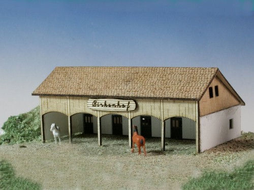 Offener pferdestall bausatz - pferdestall,