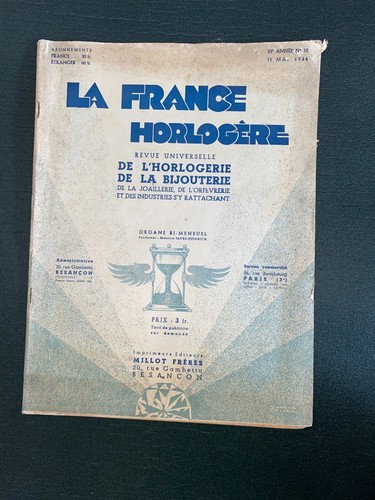 France horlogère revue de - horlogère,