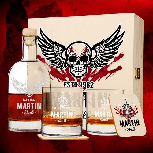 Whisky geschenkset teilig - whisky, 6-teilig