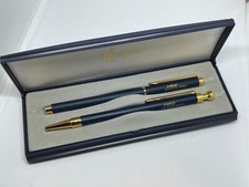 Nespen Schreib-Set , Kugelschreiber + Faserschreiber mit Werbung im Org.Etui