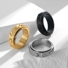 Edelstahl ring breit - edelstahl,