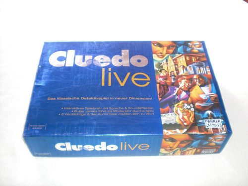 Cluedo live parker hasbro - live,