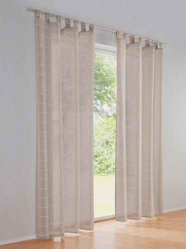 Vorhang grau 175x135cm heine - 175x135cm,