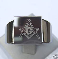 MASONIC FREIMAURER RING WOLFRAM/TUNGSTEN TITAN HART