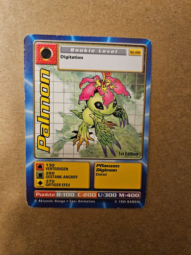 Digimon karte 1999 1st - karte,