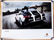 original Plakat Poster " Der meistverkaufte Rennwagen Porsche 911 GT3 Cup "