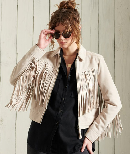 Superdry wildlederjacke mit - superdry,