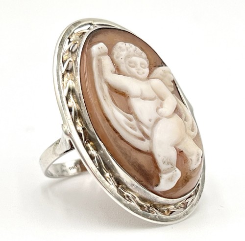Silberring 925 kamee - 925,