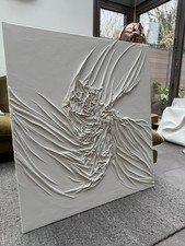 Großes 3D Gips Wandbild auf