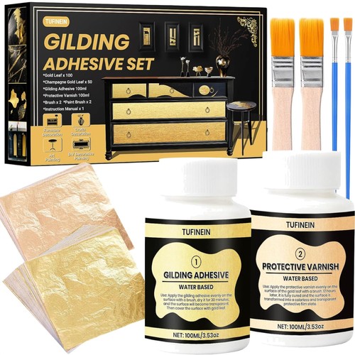 Blattgold kleber set 100ml - blattgold,