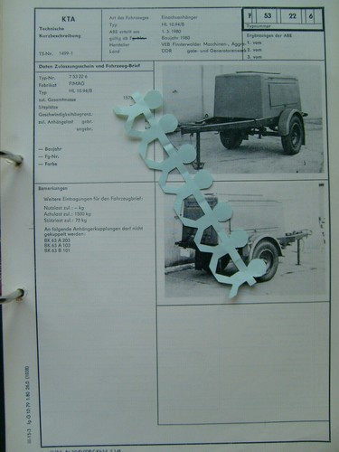 Lkw ifa anhänger - fimag, hl
