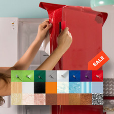 2,96€/m² Möbelfolie 15m-Rollen Klebefolie Möbel Küche Deko Selbstklebende Folie