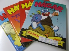 68909 - HÄGAR DER SCHRECKLICHE BAND 5, 6, 13, 14 - EHAPA HARDCOVER KONVOLUT