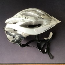 Cratoni Fahrradhelm 52-55 cm weiß, gebraucht 