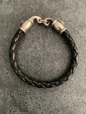 Elf Craft Armband Leder/Silber