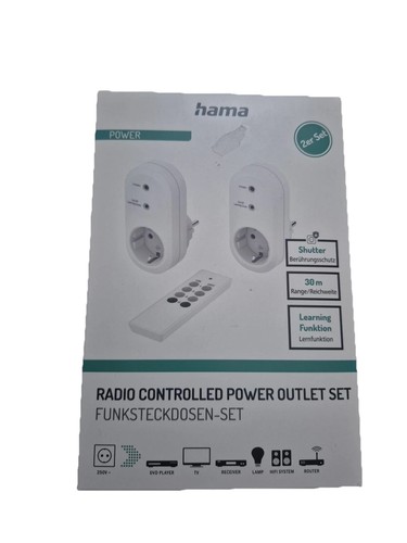 Hama funksteckdose 2er set - funksteckdose, +
