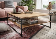 Couchtisch 90x90cm massivholz - couchtisch,