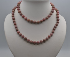 Obsidian Rosa braun Kugelkette