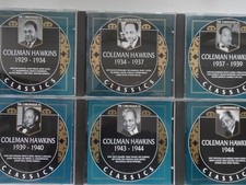 Coleman Hawkins 1929-1954 Chronological Classics + Alternative Takes, 15 CDs