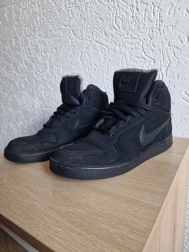 Nike ebernon mid triple - triple, black