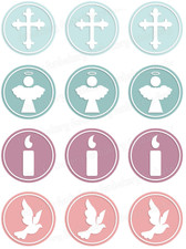 Kirche Tortenbild Party Deko Geschenk Muffin Kommunion Konfirmation Taufe essbar