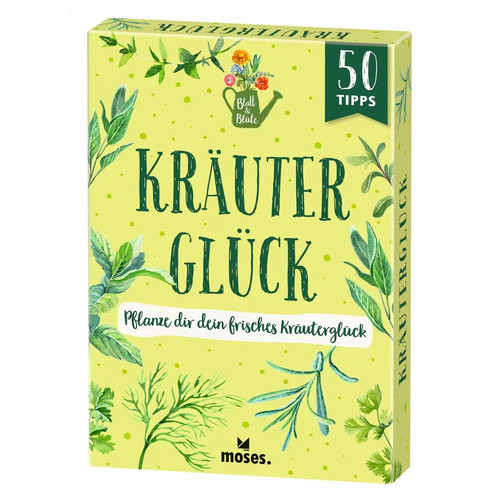 Blatt blüte kräuterglück - &,